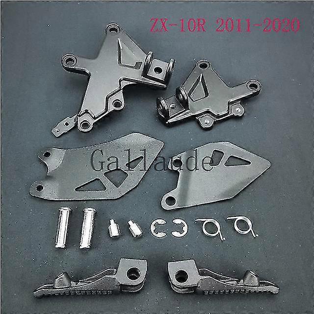 オーダー Motorcycle Front Footrest Foot Pegs Bracket Set For Kawasaki Ninja