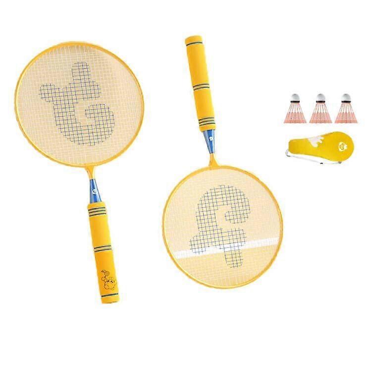 Children's Badminton Racket Set With Free Badminton Balls And Storage Bag