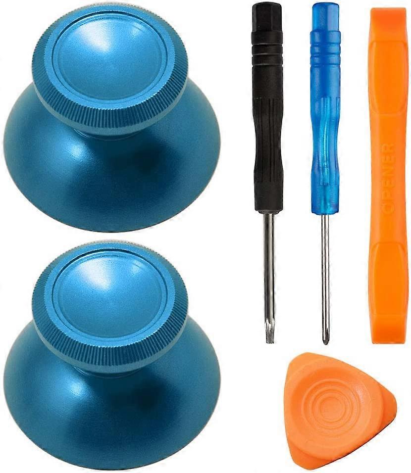 Fém karok Xbox One/ PS4 vezérlőkhöz, alumínium joystickok Cserealkatrészek Xbox One S konzolhoz (2 db)