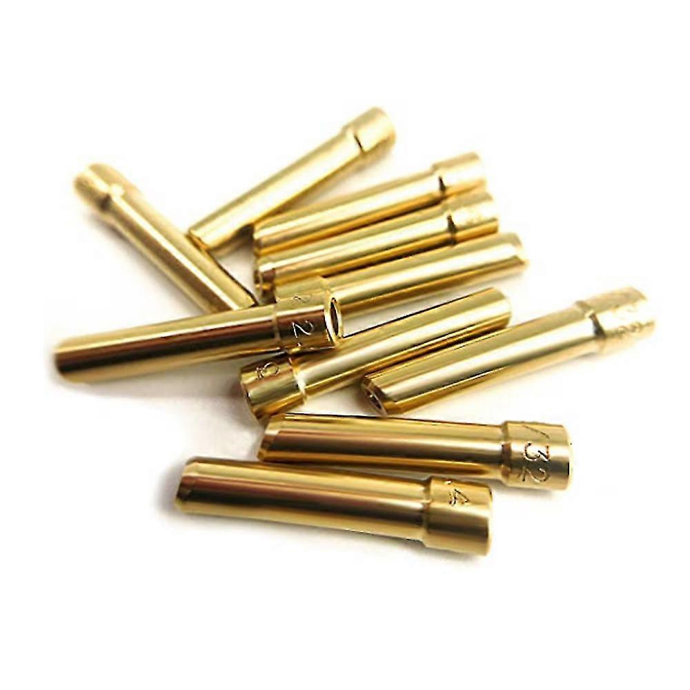 10pcs Short Wedge Tig Collets Fit Sr Wp 17 18 26 Welding Torch