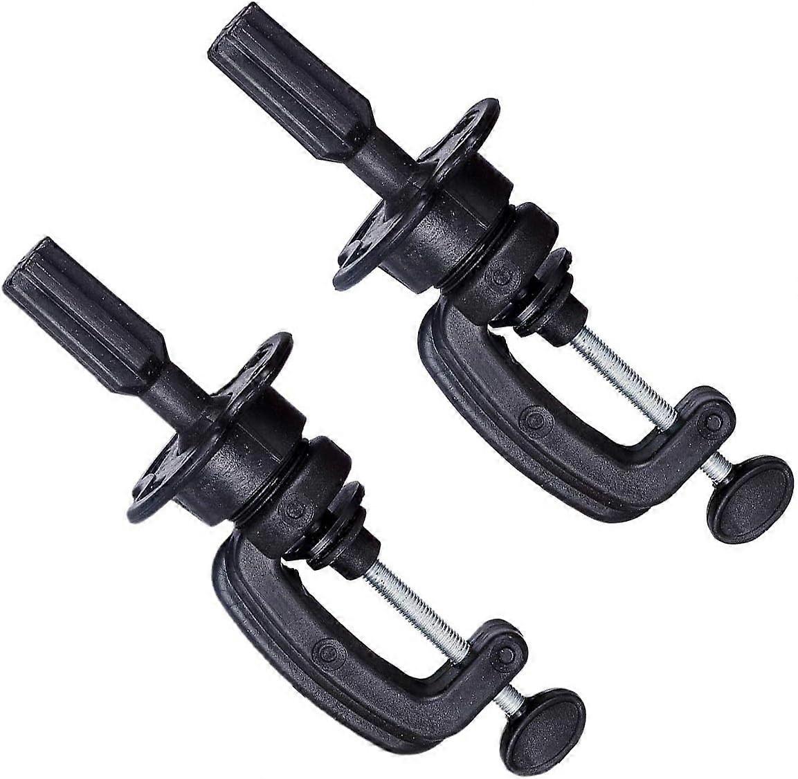 2 Pack Adjustable Training Head Stands Display Mannequin Head Holder/Training Head Stand Black