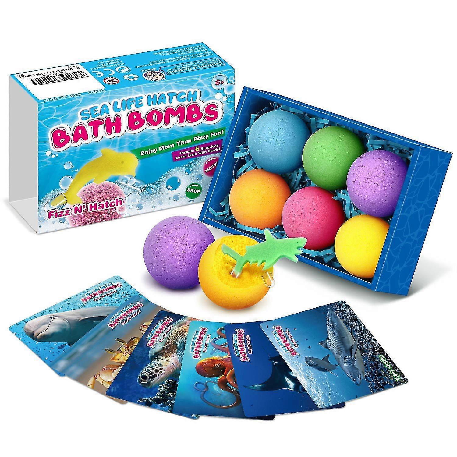 Blind Box Toys Exploding Bath Salt Balls Children's Bubble Exploding Salt Bathtub Soaking Balls Salt Bath Balls