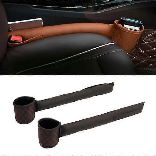 مقعد السيارة الفجوة حشو وسادة بو الجلود الجانب جيب لمشروب صغير حامل مقعد الشقوق الماسك سدادة للهاتف محفظة مفاتيح العملات المعدنية