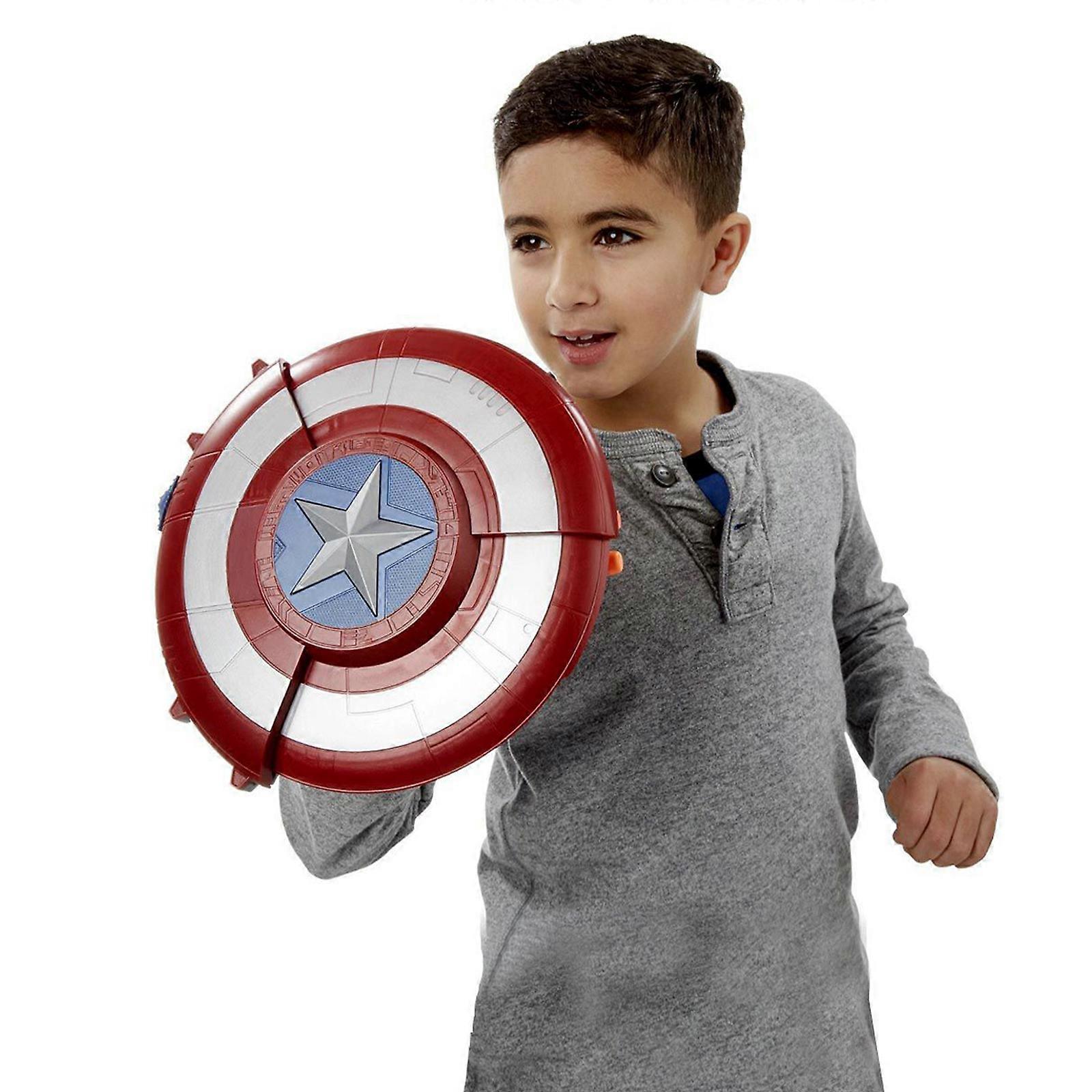 Super Héroe Capitán Usa Shield Soft Nerfs Bullet Launcher Toy