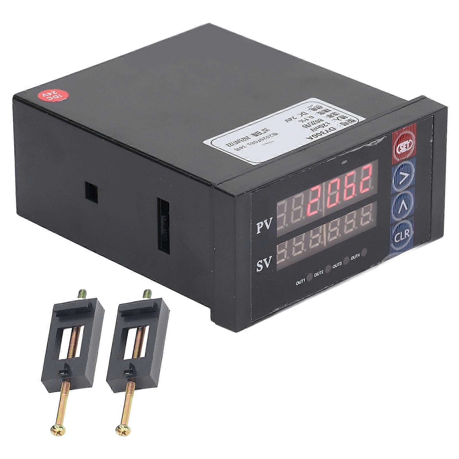 DY300A Weight Indicator Real Time Monitoring High Accuracy A D Conversion Weighing Controller RS485 Output TEDS 24V DC