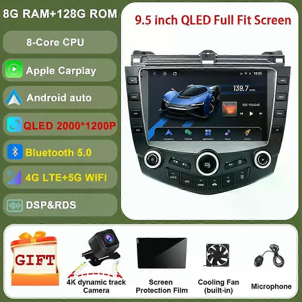 2k Android Per Honda Accord 7 2003 2004 2005 2006 2007 Auto Multimedia Gps Player Video Autoradio Radio Tv Navigazione Wifi Dsp Bt