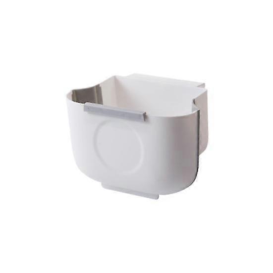 Collapsible Hanging Trash Can Anti-deform TPR Over the Door Hanging Waste Bucket Kitchen Tool