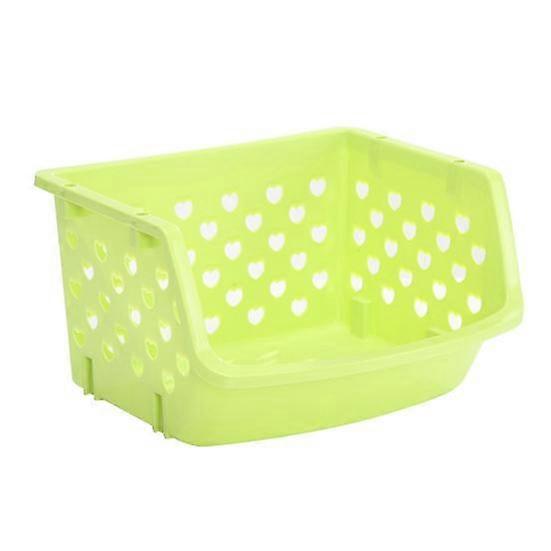 Durable Stackable Storage Basket Hollow Fruit Vegetable Organizer Kitchen Tool