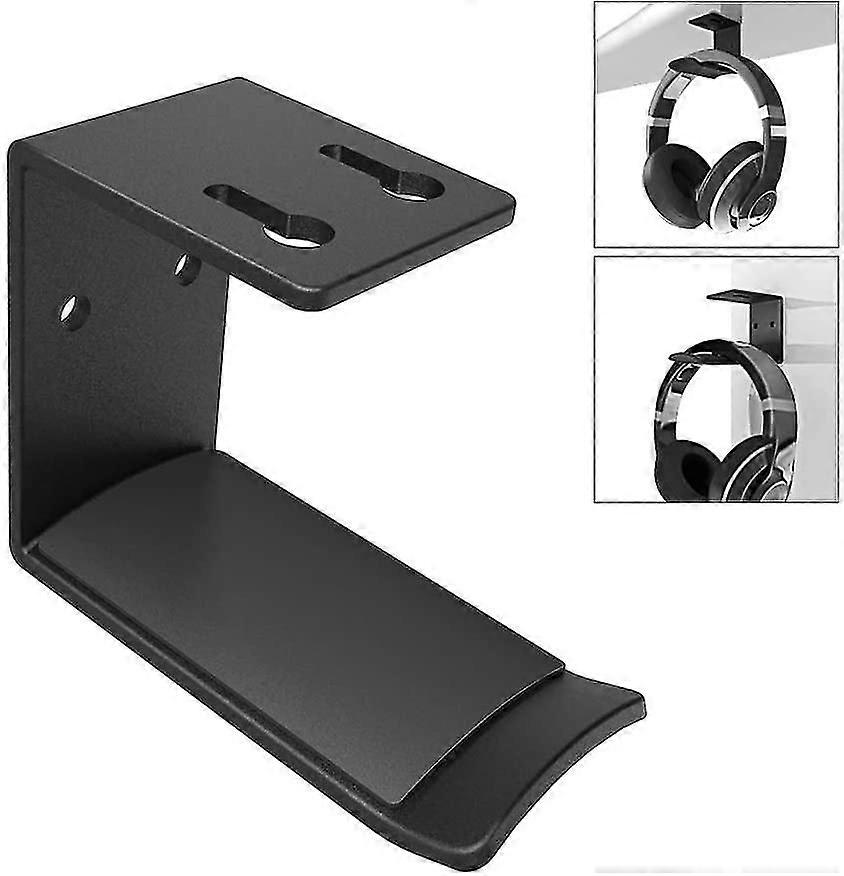 Headphones Hook Mount, Under Desk Sp Saving Headset Holder