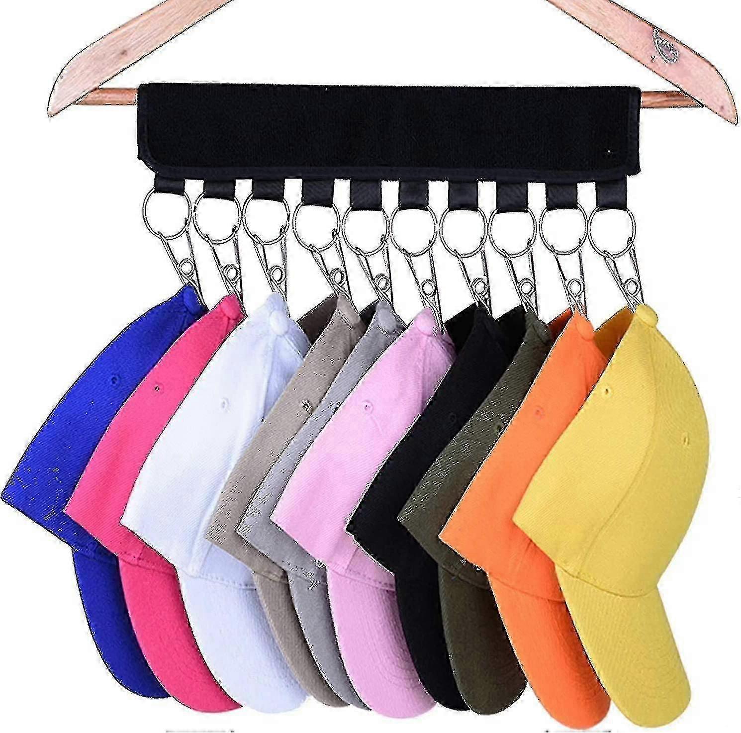 1 Pack Cap Organizer Hanger,baseball Hat Holder,cap Organizer For Closet,folding Clothes