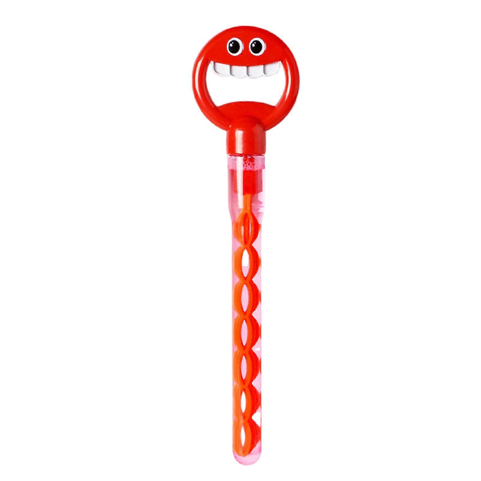 Bubble Wand Tool for Kids Family Entertainment Large&Small Bubble for Outdoor Play Game 32 Holes  Red