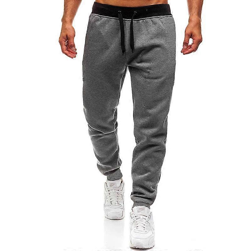 2024Winter Men Pants Joggers, Elastic Waist, Casual, Fleece Warm, Trousers, Loose, Comfy, Workout, Tracksuit, Sweatpants, Sport