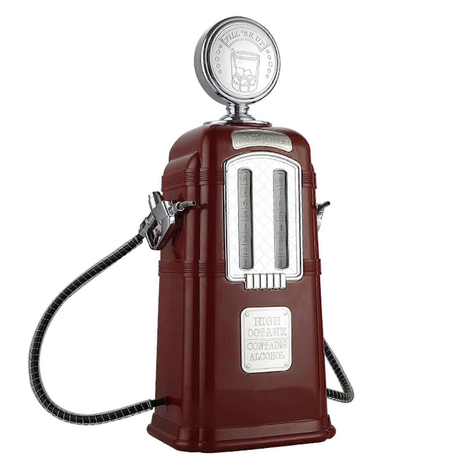 Retro Style Double Pistols Liquor Dispenser Durable Double Guns Beverage Dispenser for Bar Owners and Party Hosts Red