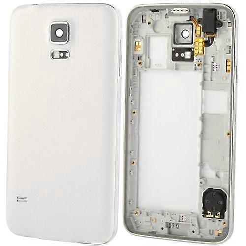 For Galaxy S5 / G900 COMPATIBLE LCD Middle Board with Button Cable & Back Cover ,
