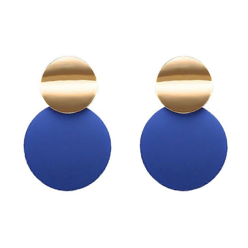 Women's Cool Style Geometric Design Personalized Joker Zinc Alloy Metal Dangle Earrings