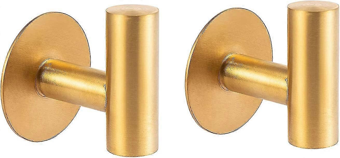 Adhesive Towel Hooks Heavy Duty Stainless Steel Wall Mounted Coat Hook for Towels, Robe, Hat, Sponges, Keys