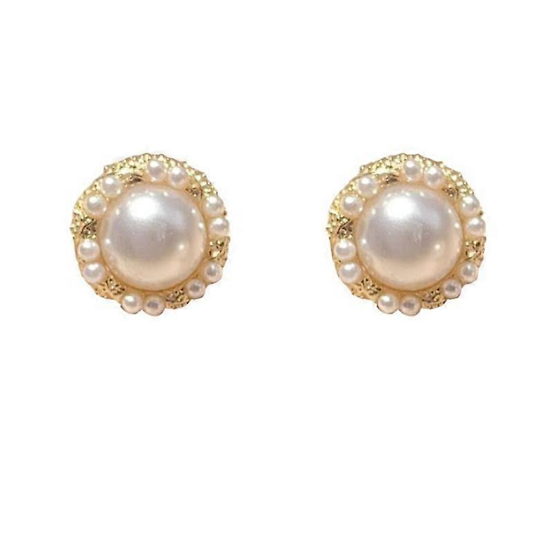 (Premium Sense Pearl Stud Earrings
