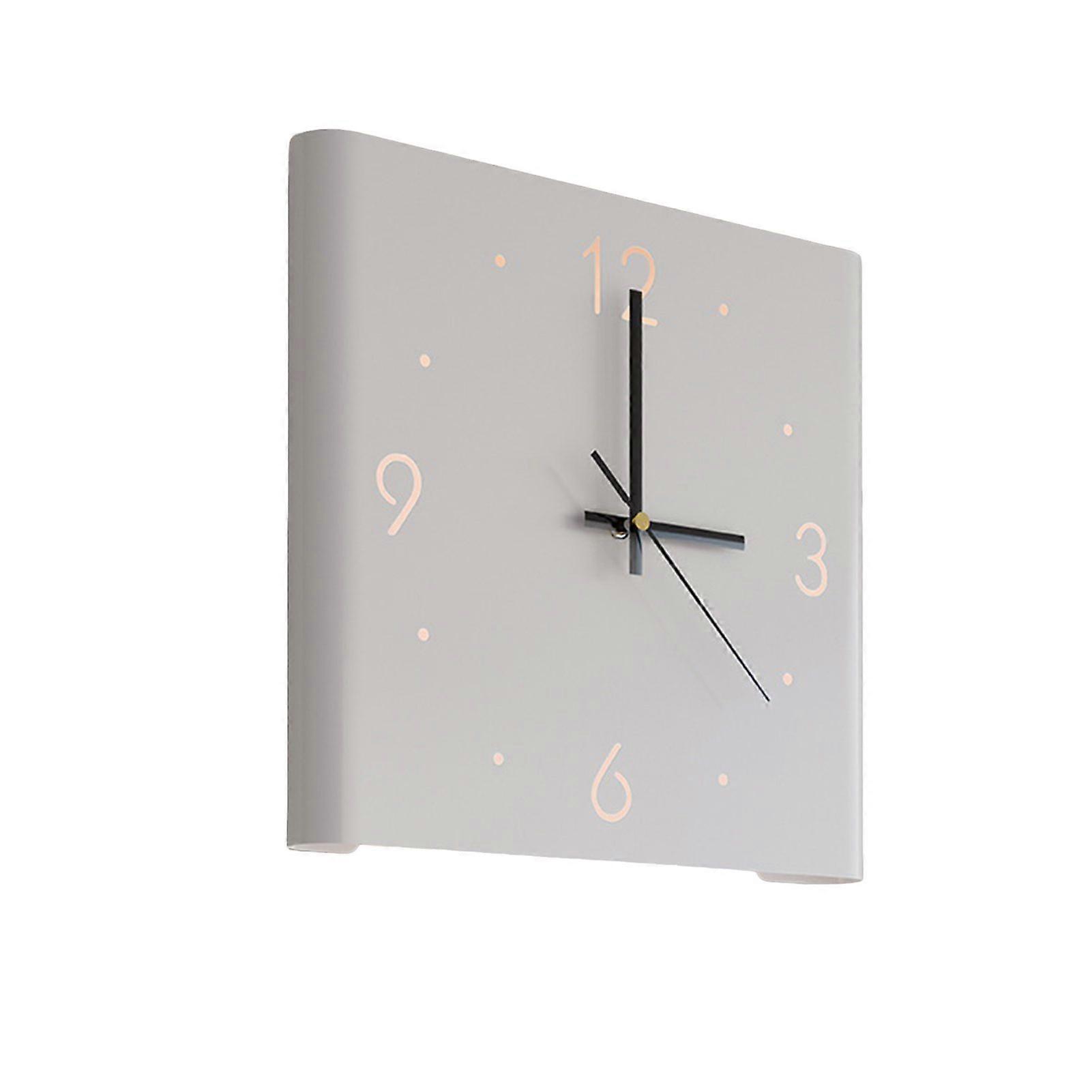 Qinghai Luminous Corner Wall Clock with Hollow Numbers Quiet Operation Easy to Install Battery Operated Double Sided Corner Wall Clock