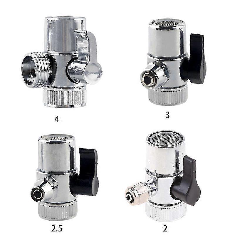Sink Valve Diverter Faucet Splitter For Kitchen Or Bathroom Sink Faucet Replacement Part Faucet To Hose Adapter 4 Sizes FG05