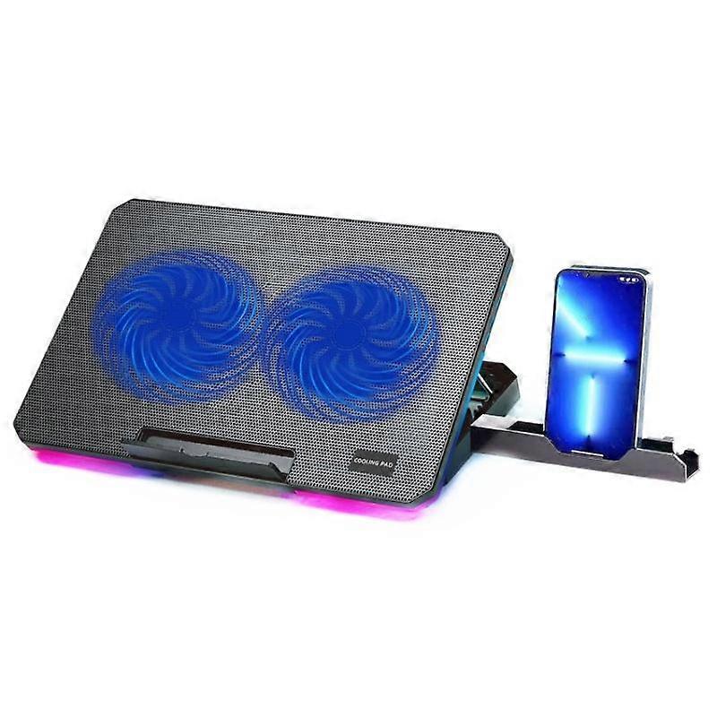 CP252 Adjustable Angle Notebook Cooler Stand Dual Fan Laptop Cooling Pad