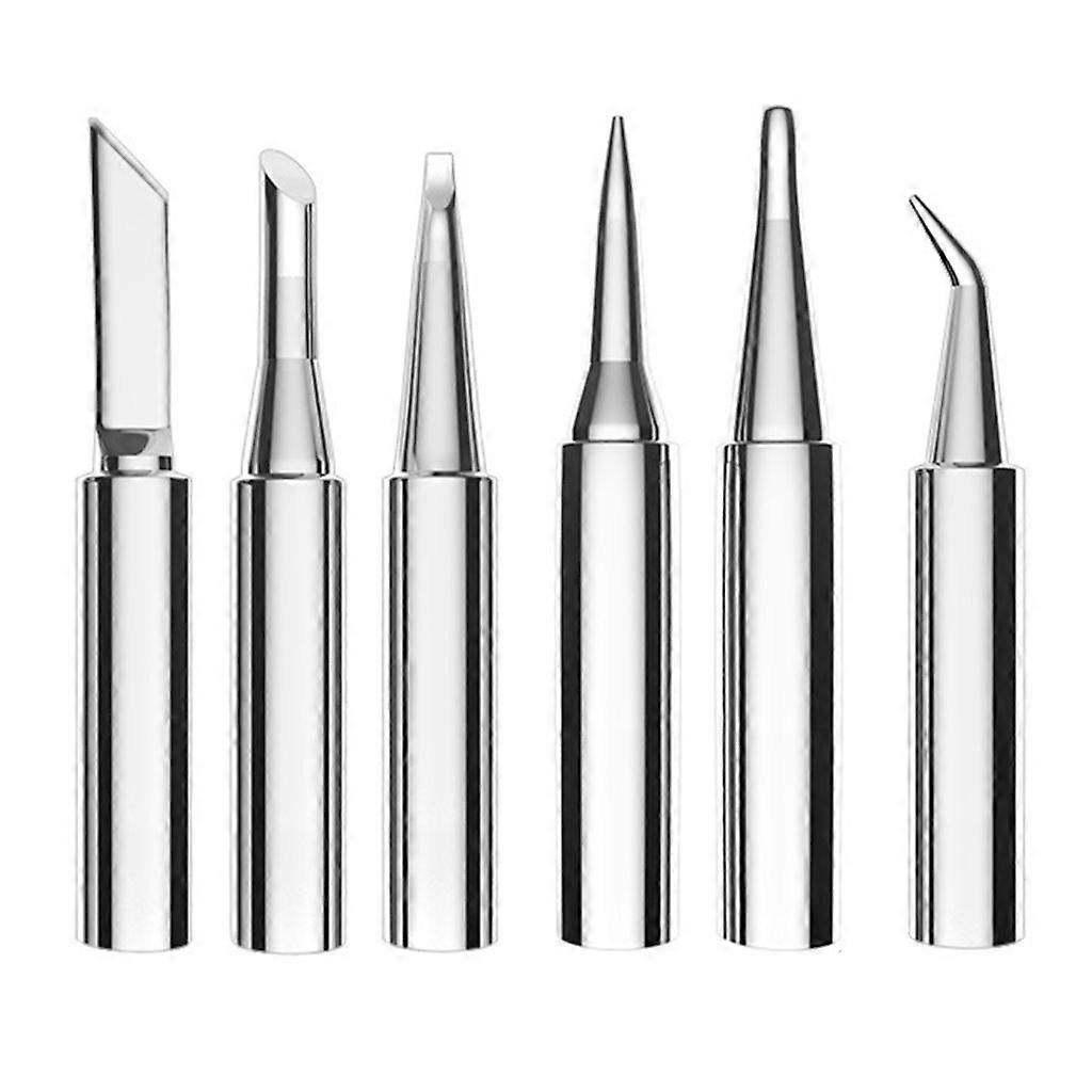 Soldering Bits Alloy Plating Tip Set Suitable for 936 Welding Iron Head Tip