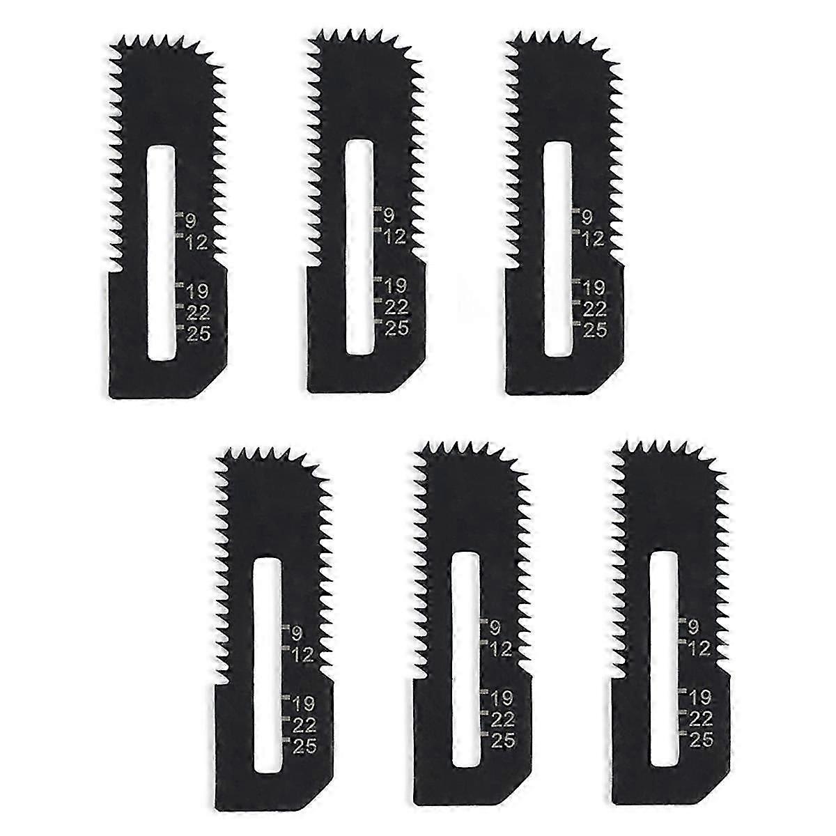 Paquet de 6 lames de scie à cloisons sèches pour scie à découper sans fil, coupe les cloisons sèches jusqu’à 1-3/16 pouces d’épaisseur (de