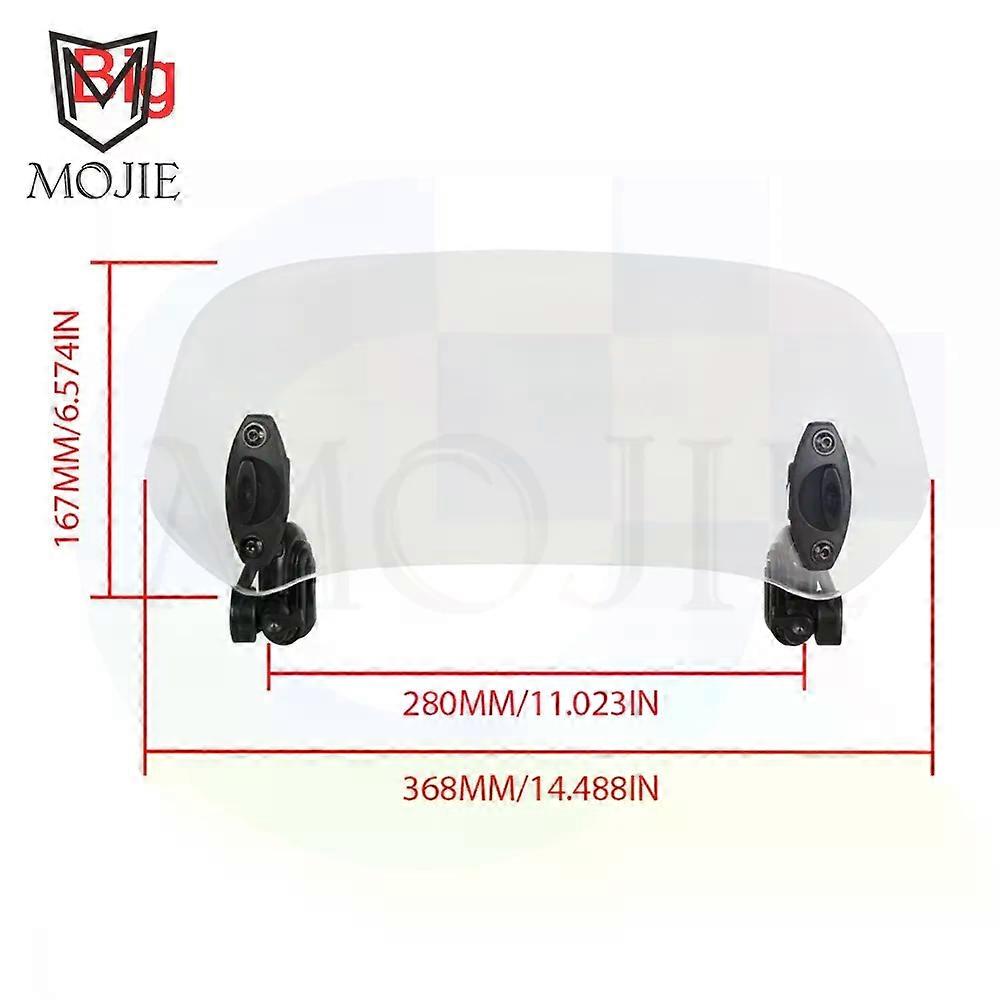 New compatible for MT09 MT07 MT10 TRACER 700 900 GT Tricity 125 155 Motorcycle Windshield Extension Spoiler Windscreen Air Deflector MAXP