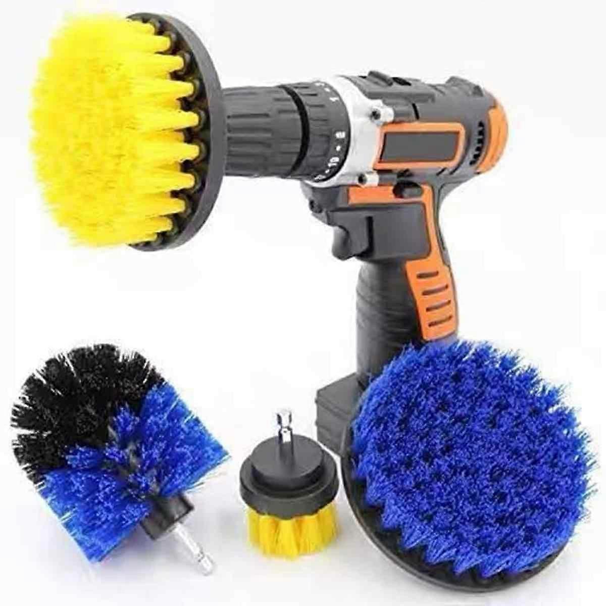 Power Drill Brush Attachment, Lightweight, Multi-Shape, For Bathroom And Kitchen