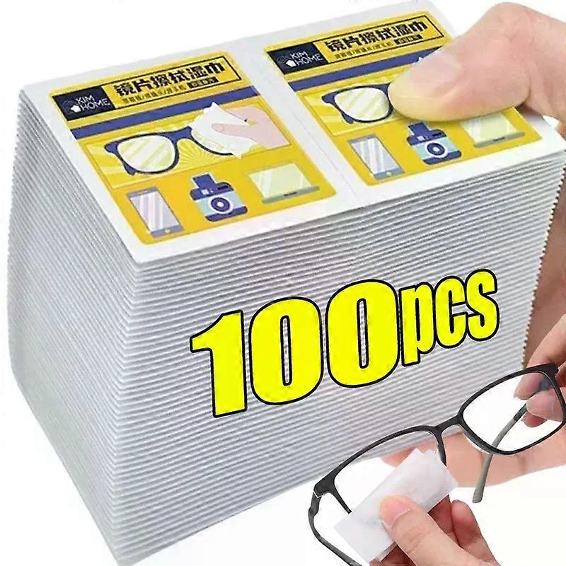 Anti-Fog Cleaner Wet Wipe Disposable Eyeglasses Cleaning Len Cloth Independent Packaging Screen Glasses Cleaning Tool