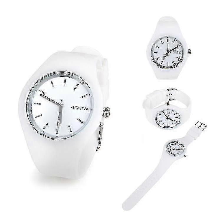 Ladies Ultra-thin Silicone Watch