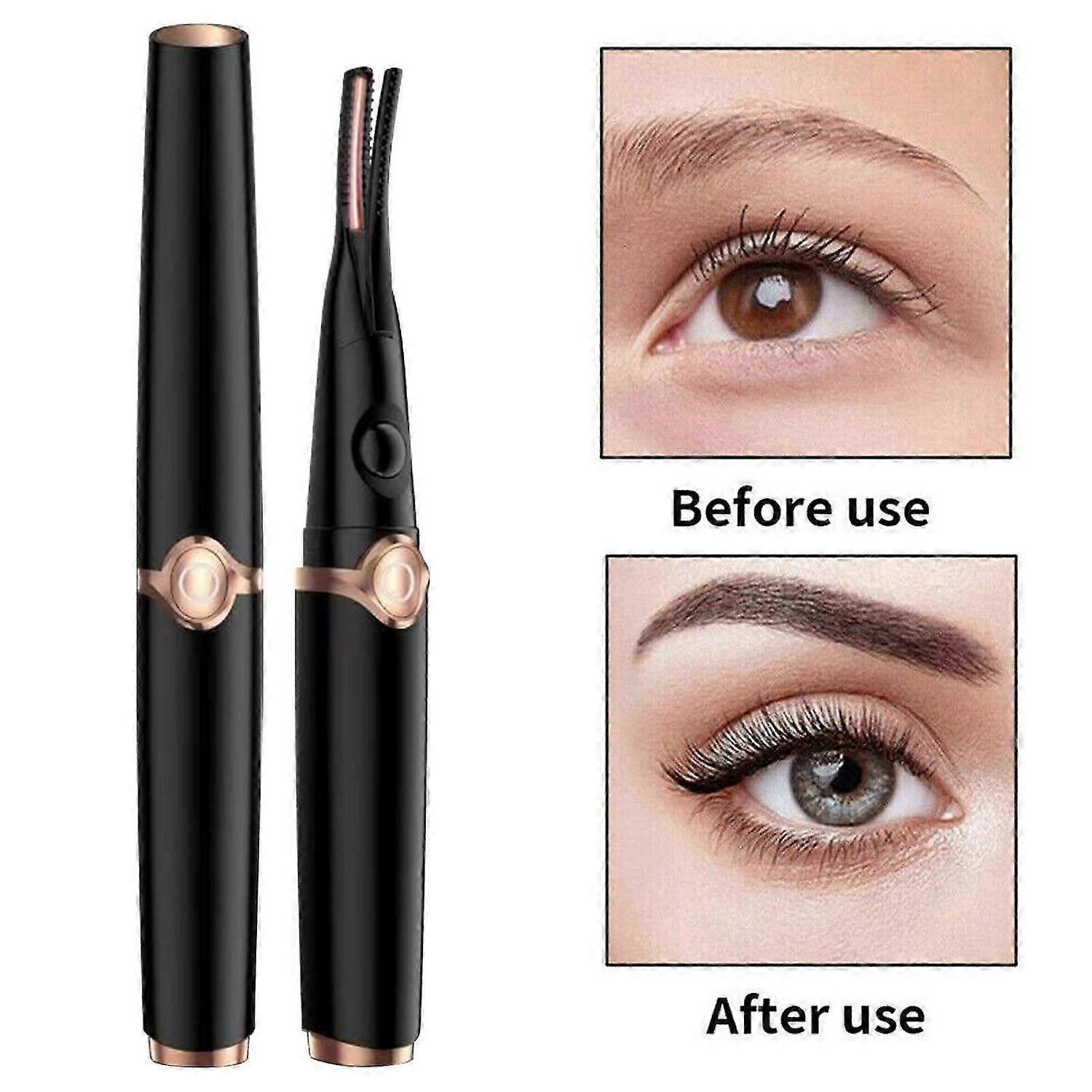 Beauté Recourbe-cils chauffant Kit Bouclage naturel Recourbe-cils chauffant 2 en 1 Recourbe-cils Built-i