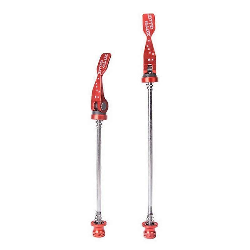 ZTTO Cycling Wheel Hub Front Rear Skewer Aluminum Alloy Handle Quick Release Lever Set-Red