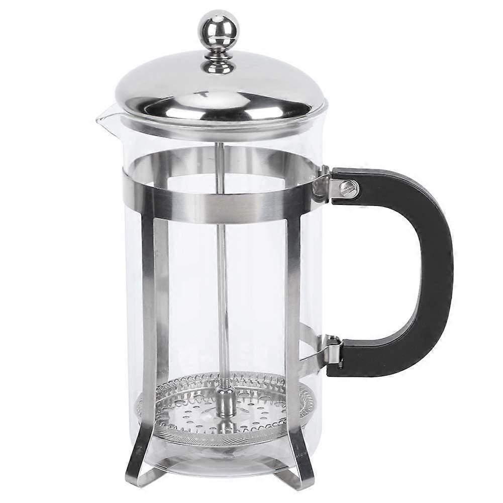 Glass Coffee Maker - High Temperature Resistant Press Filter Coffee Pot for Home Brewing, 1L Capacity, Durable Design