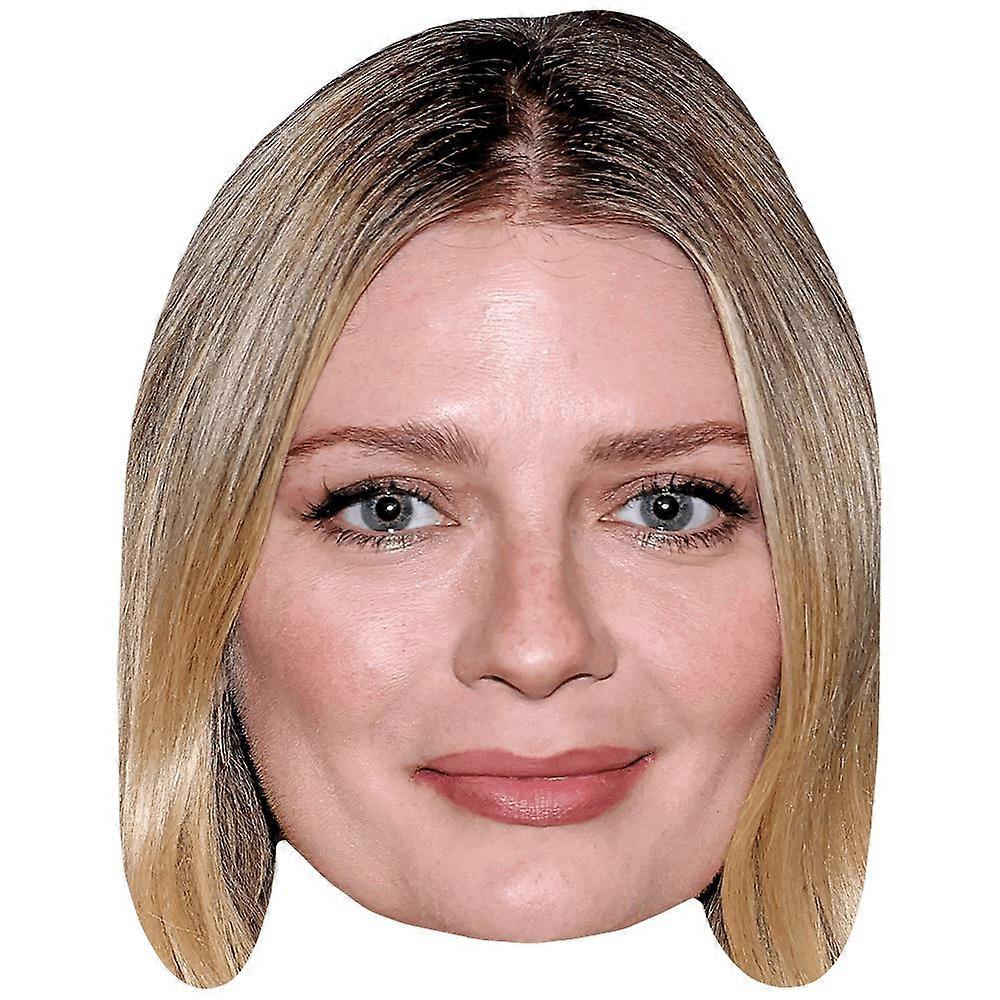 Mischa Barton (Smile) Celebrity Mask, Flat Card Face