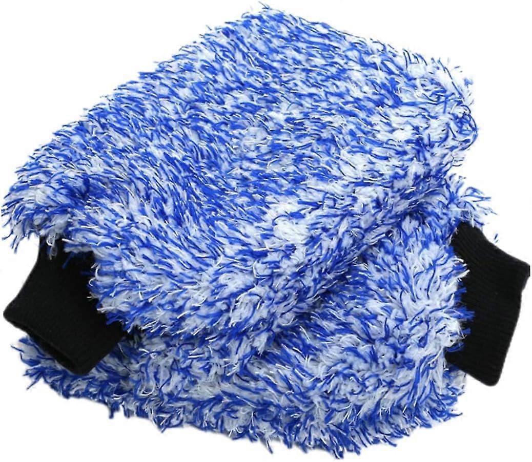 Car Wash Mitt, Microfiber, Ultra Absorbent, Scratch Free, Cleaning