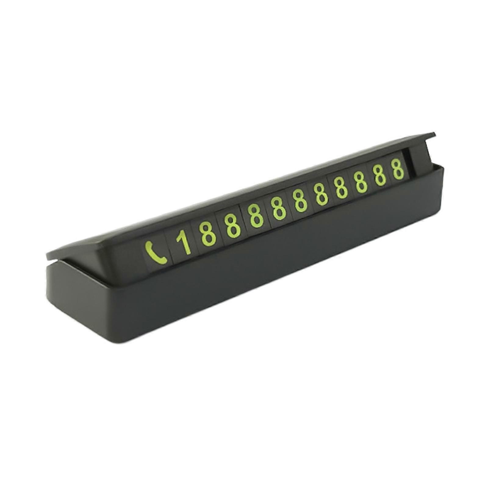 Temporary Phone Number for Car Easy to Fix Hidden Parking Phone Number Card