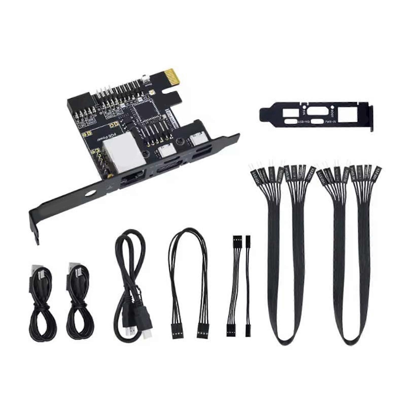 Comprehensive KVM PCIe Basic Kit PCIe Kit For Enhancing Desktop Experience And Stable Networkong Solution