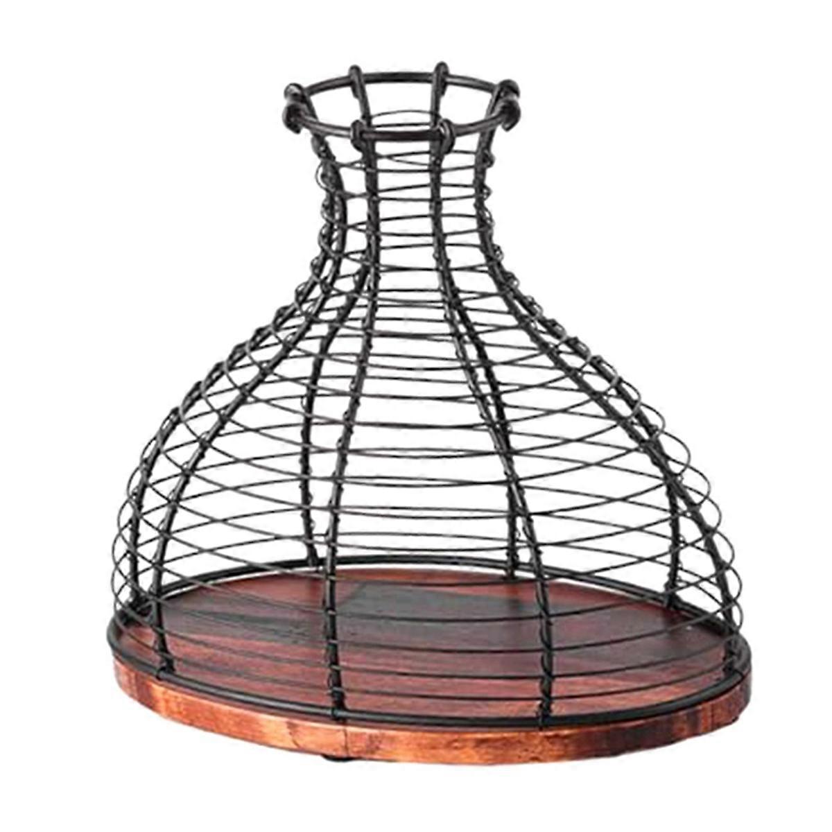 Metal Wine Cork Holder Wine Stopper Display Vase Ornament for Gift-B