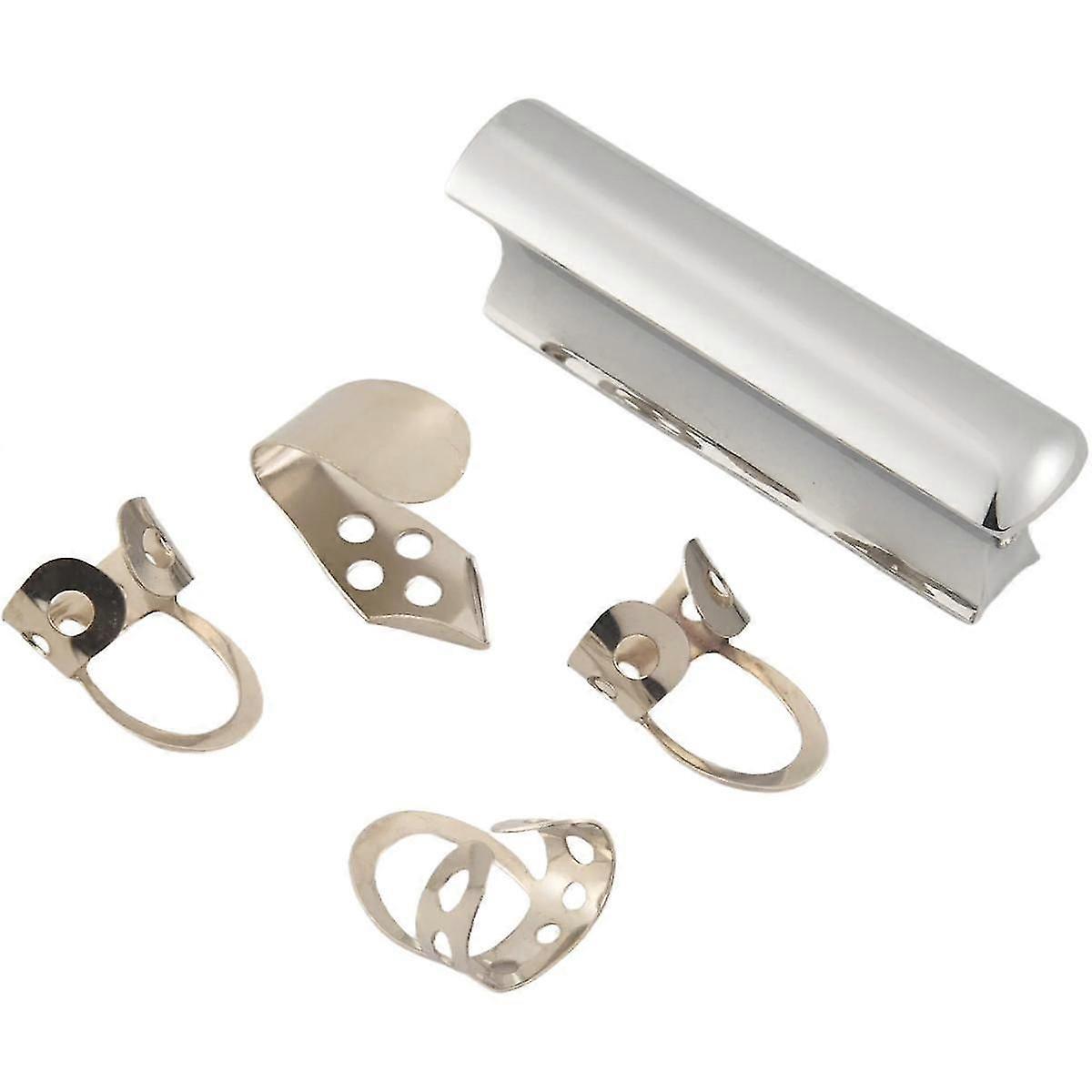 ドブロ、ラップスチールギター、ハワイアンギター、エレクトリックギターアクセサリー用のステンレススチールギタースライドトーンバー、