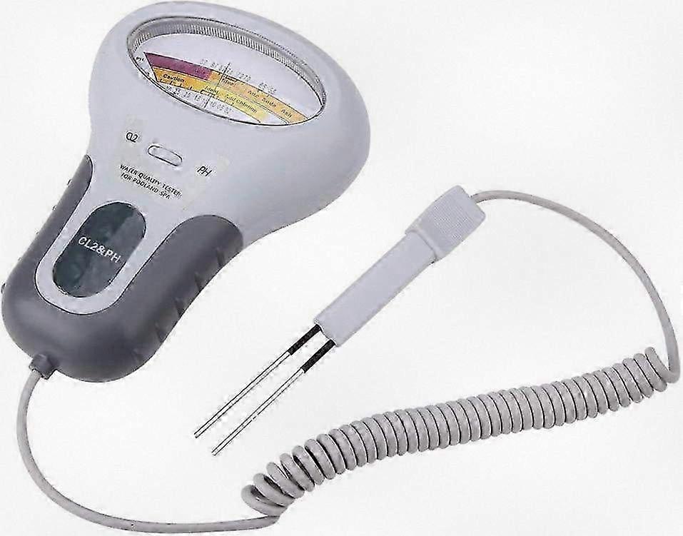 Digital Water Quality Tester with LCD Display & Probe - pH Analyzer for Pools, Aquariums (149 chars)