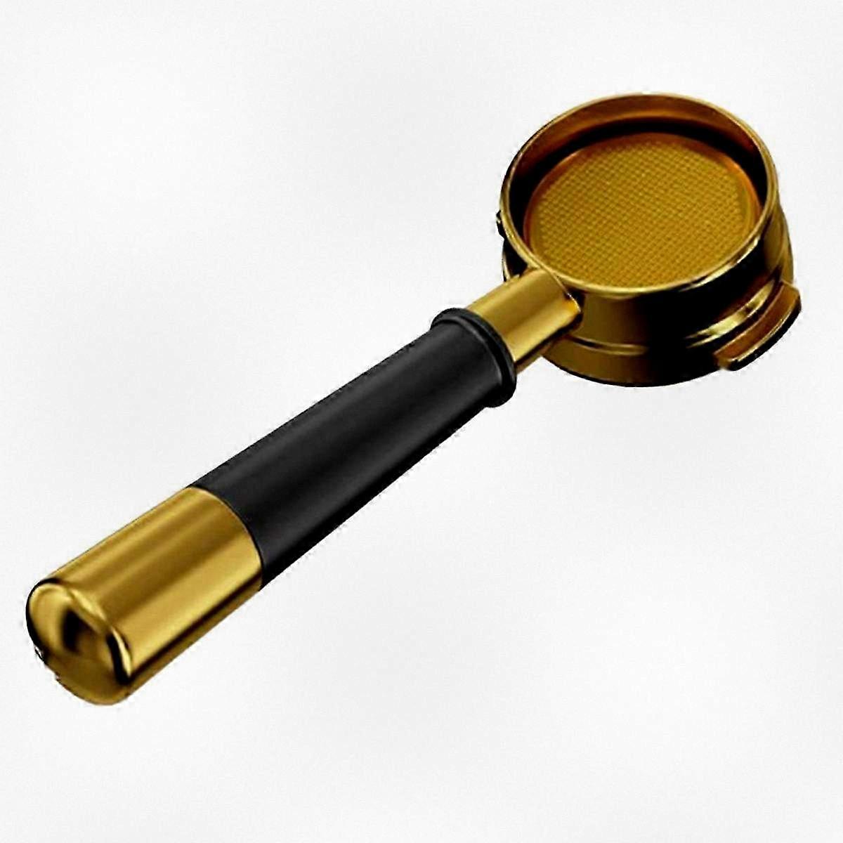 58mm Bottomless Portafilter for Espresso Machines, Compatible with La Marzocco and E61 Group, Stainless Steel Handle Coffee Tool