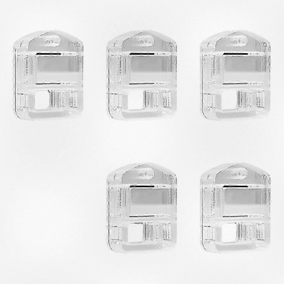 30pcs Clear Plastic Embroidery Thread Organizers, Slim Sewing Thread Spools for Crafting - Floss Storage