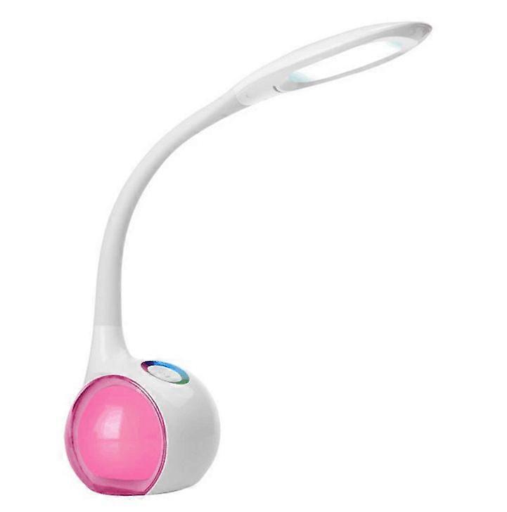 Creative LED touch dimming seven-color atmosphere table lamp bedroom headboard reading table