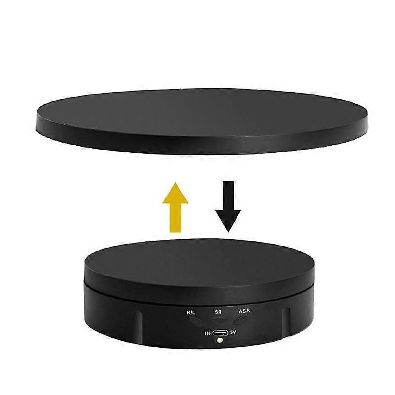 2 In 1 Plug In Plattenspieler Drehschmuck Live Shooting Display Stand