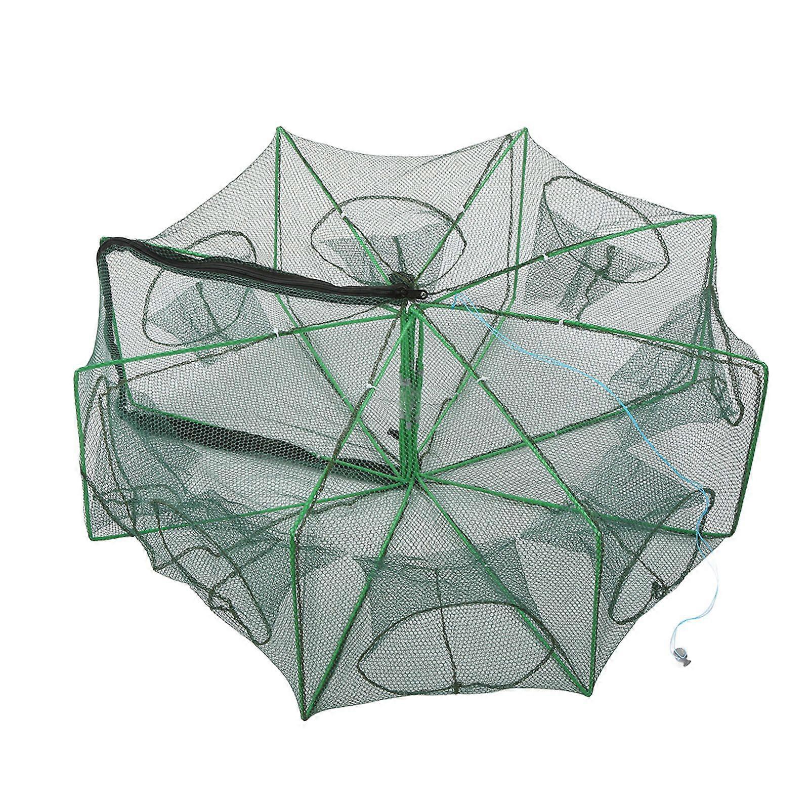 Portable Folded Fishing Net Automatic Crab Net Trap Cage