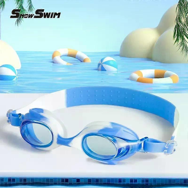 Children's Swimming Goggles High Quality Silicone Cartoon Fashion Comfort Frame HD Waterproof and Anti-fog Swim Goggles Men