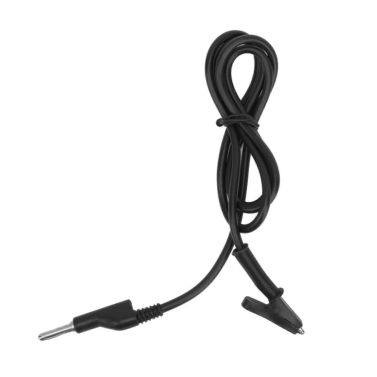 Crocodile Clip Wire Silicone Banana Connector 4mm Testing Cable for Multimeter 10A