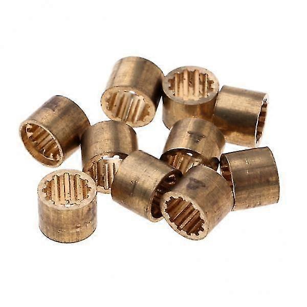 2x10pcs Brass Snooker Pool Cue Ferrules Cue Tips Billiards Accessories 9.5mm