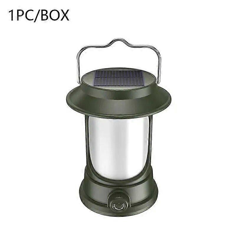 מנורת קמפינג רטרו פנס נייד עמיד למים תאורת חירום מנורת אוהל תלויה לחצר טיפוס וטיולים בחוץ