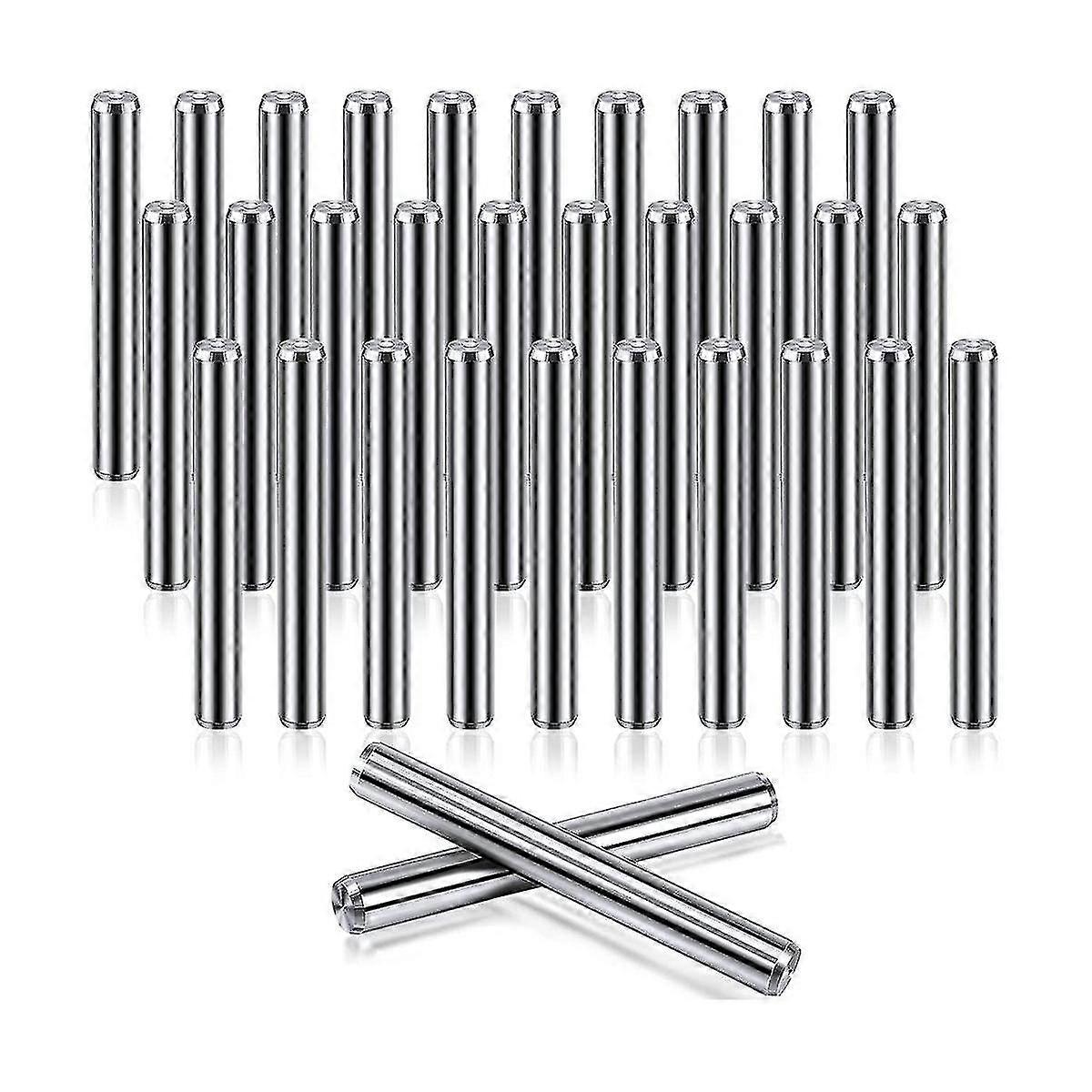 32 τεμάχια 5 mm x 40 mm στηρίγματα ραφιών, μανταλάκια, ράφια, καρφίτσες, καρφίτσες ραφιών από ανοξείδωτο χάλυβα, μεταλλικό βιβλίο